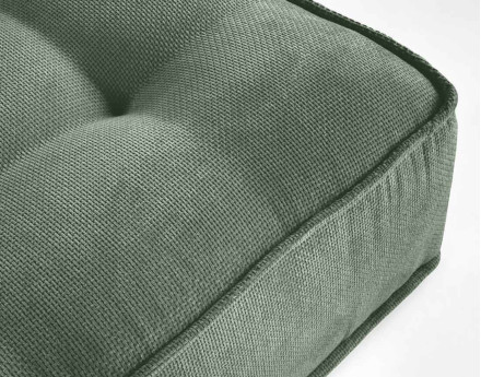 Canapé d'angle modulable 4 places en velours texturé Marisol