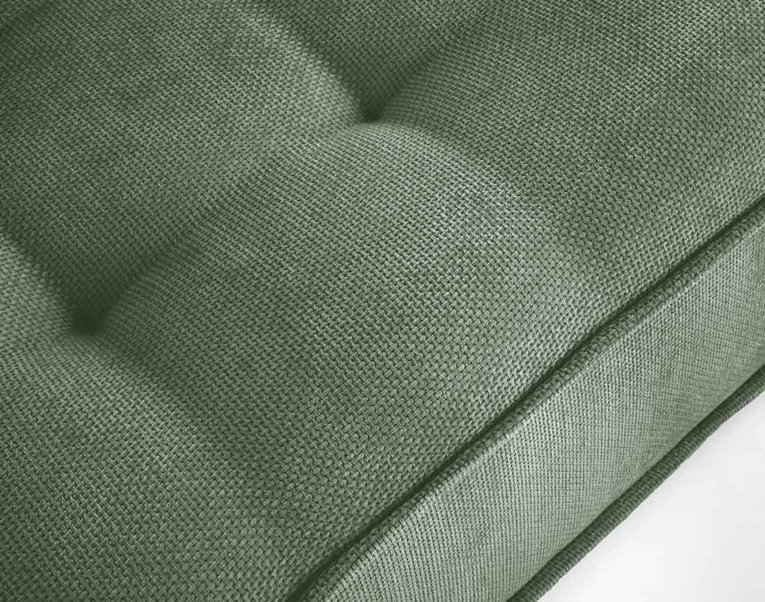 Pouf modulable en velours texturé Marisol