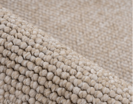 Tapis rectangulaire uni taupe Elma