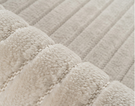 Tapis rectangulaire motif abstrait intérieur et extérieur blanc Rio