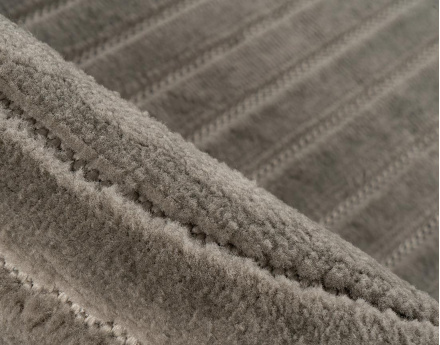 Tapis rectangulaire motif abstrait intérieur et extérieur taupe Rio