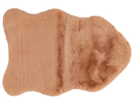 Tapis organique fausse fourrure corail Bear
