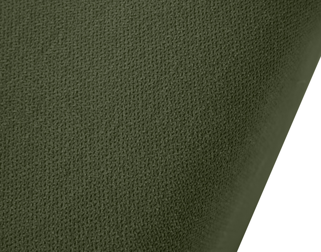 Canapé d'angle déhoussable et modulable 3 places et 1 pouf en tissu Calgary