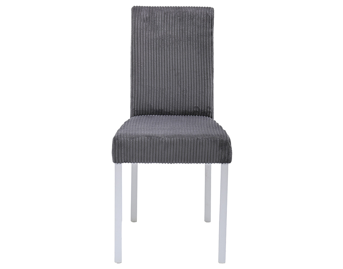 Lot de 2 chaises en velours côtelé Gemma