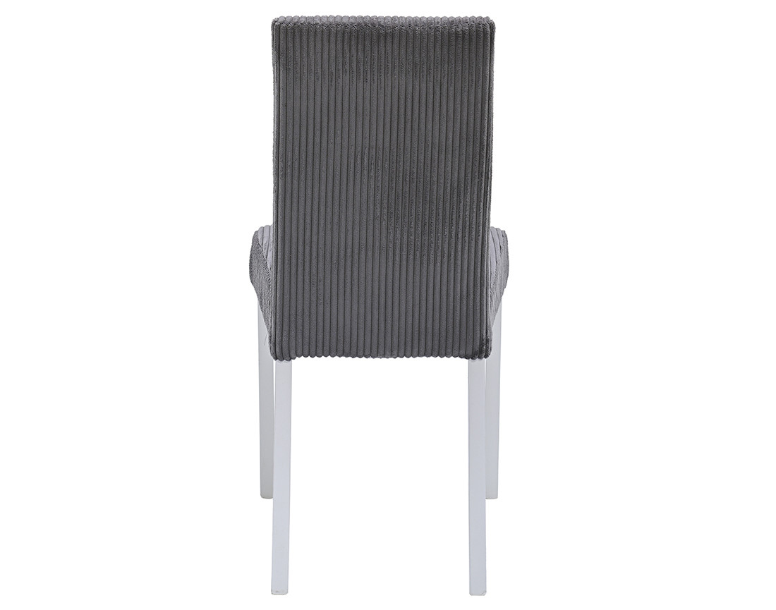 Lot de 2 chaises en velours côtelé Gemma