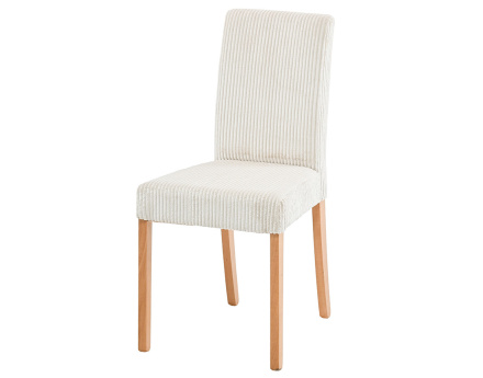 Lot de 2 chaises en velours côtelé Gemma