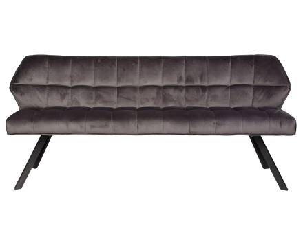 Banc de table en velours 3 personnes Neela