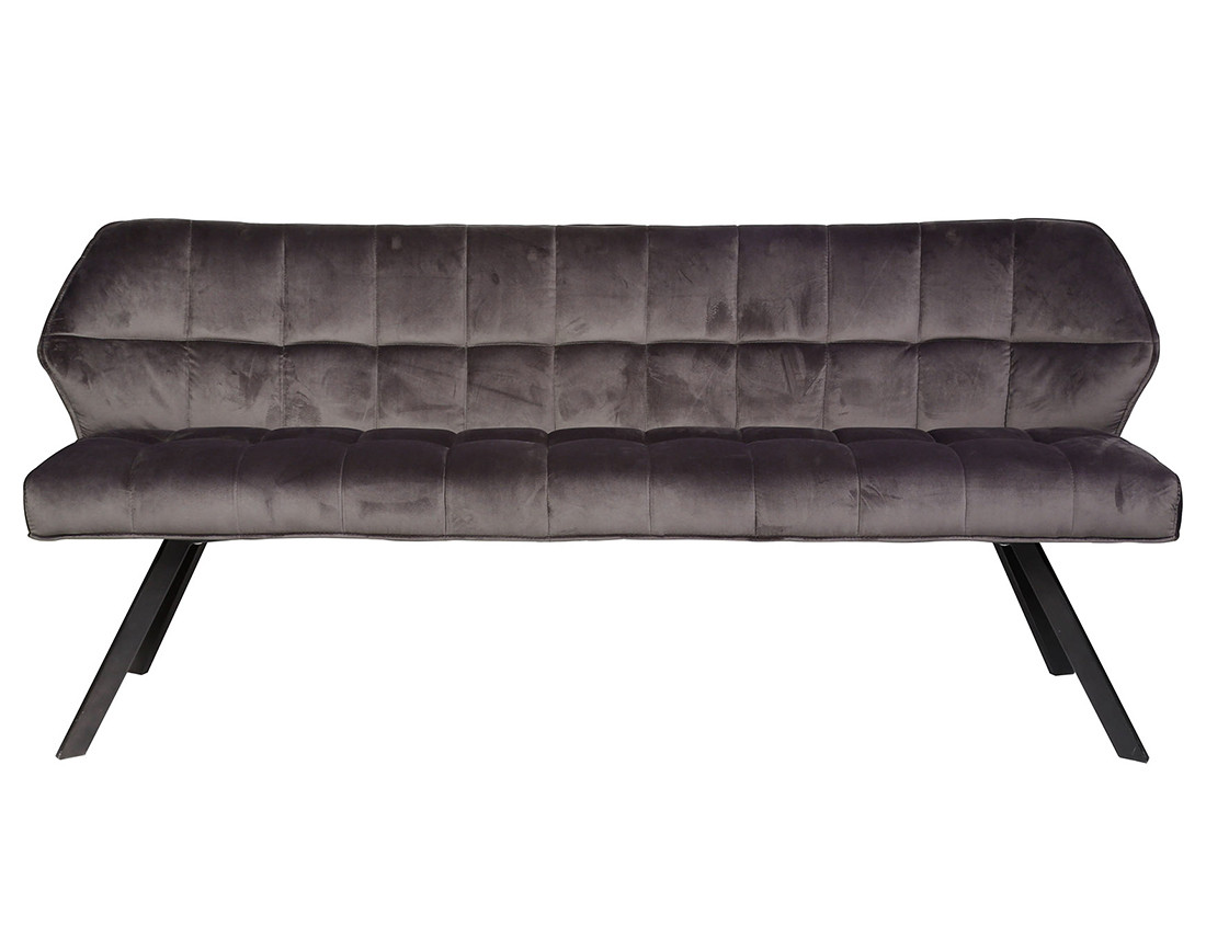 Banc de table en velours 3 personnes Neela