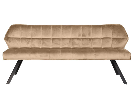 Banc de table en velours 3 personnes Neela