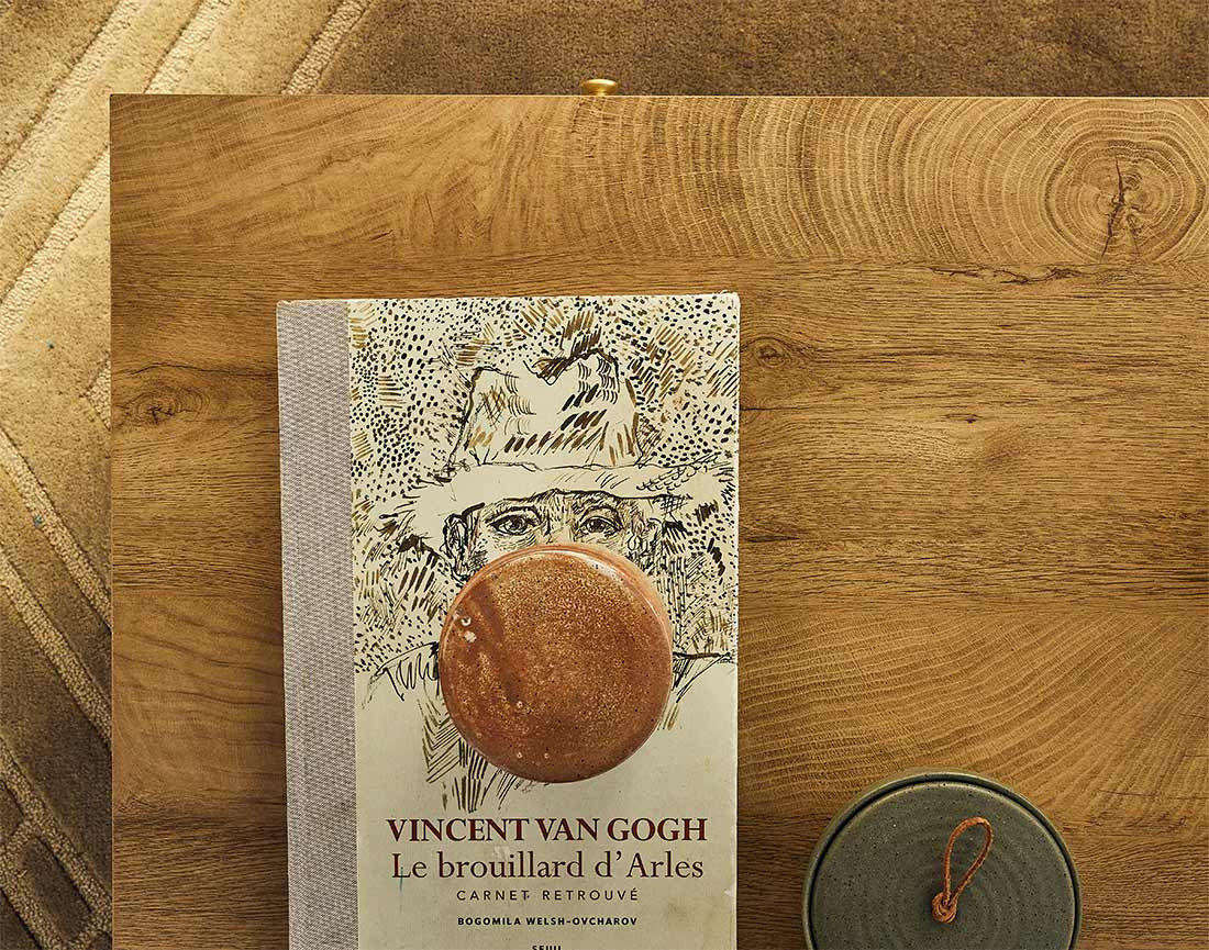 Table basse bois et cannage 110 cm Goto