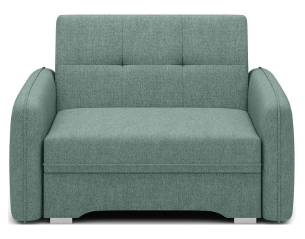 Fauteuil convertible avec coffre en velours Michelle