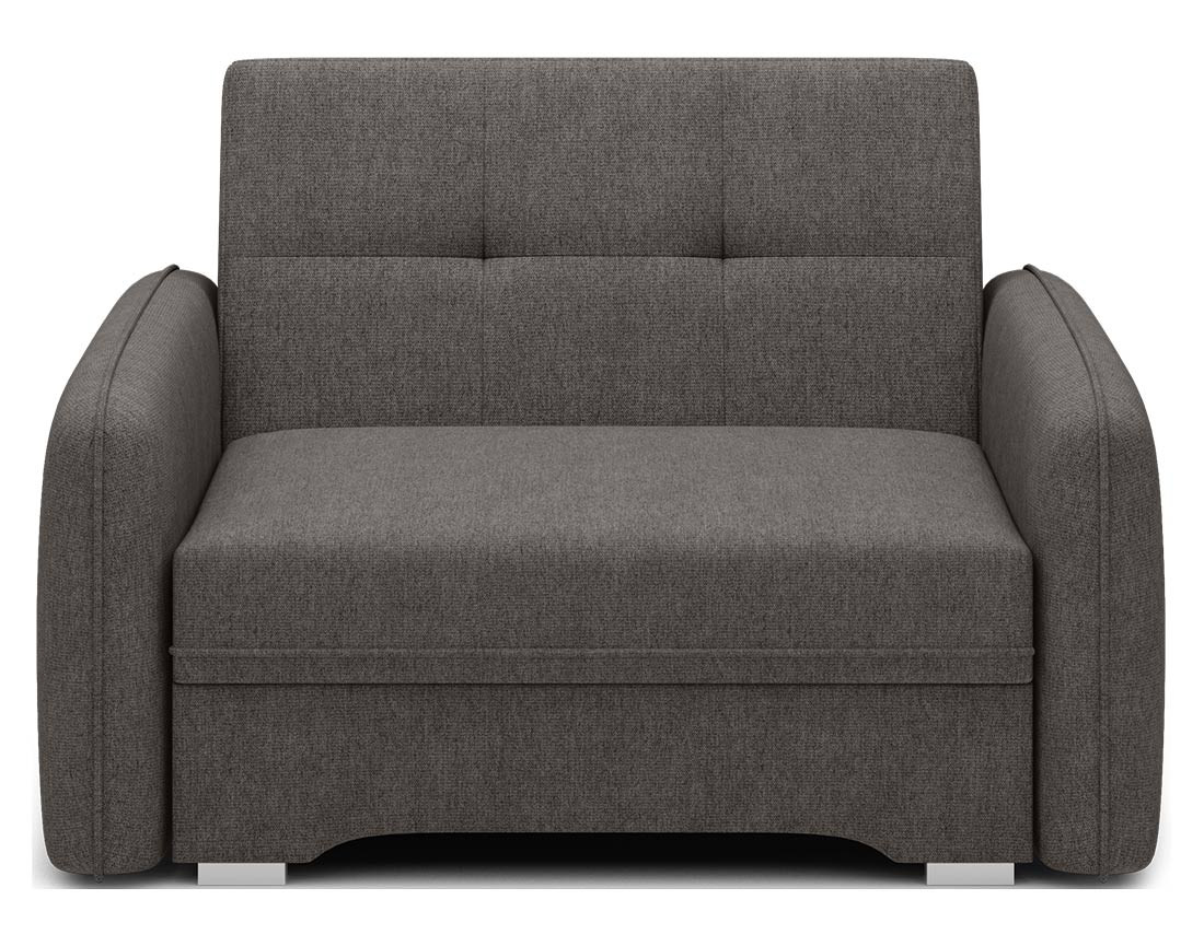 Fauteuil convertible avec coffre en velours Michelle