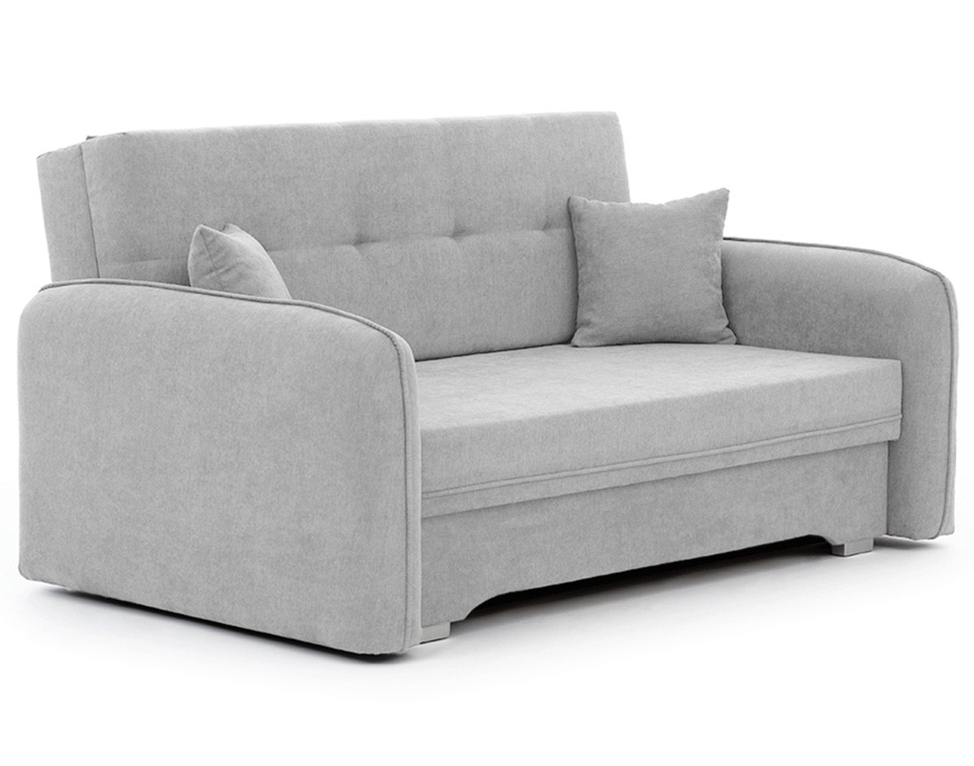 Canapé droit 3 places convertible avec coffre en velours Michelle