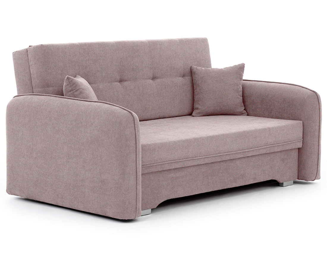 Canapé droit 3 places convertible avec coffre en velours Michelle