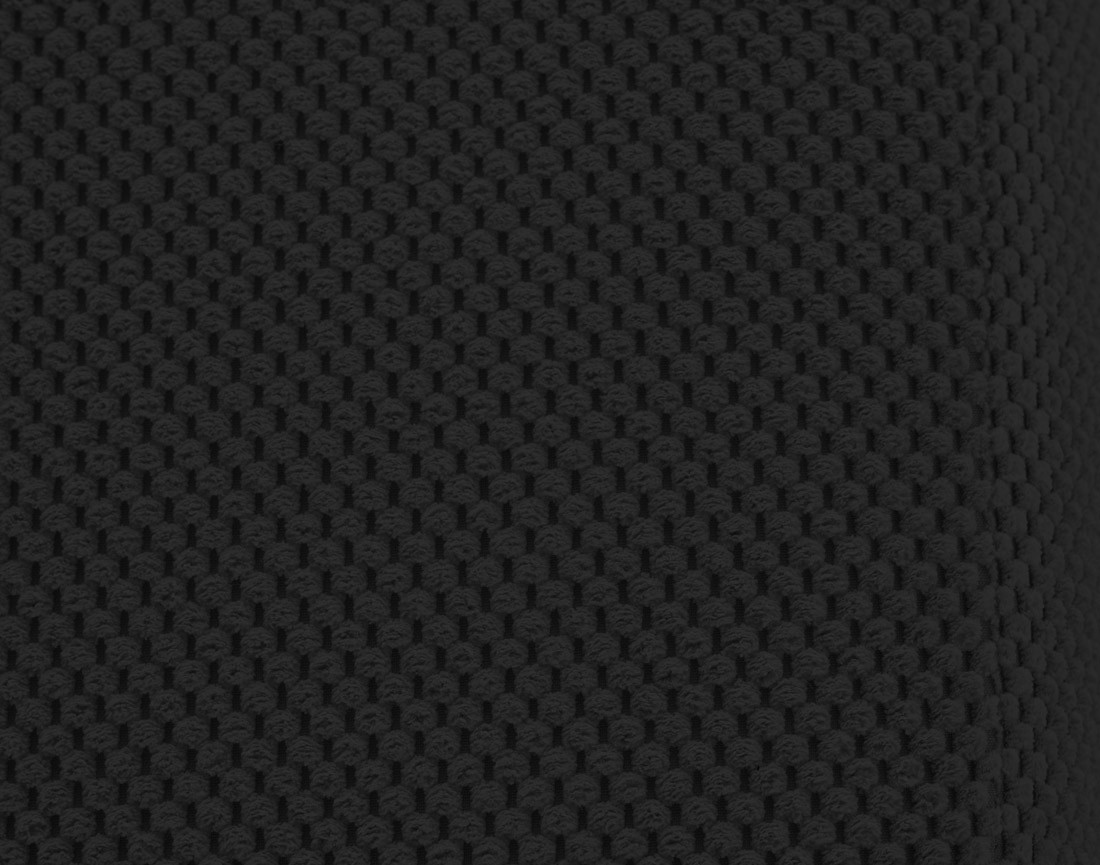 Canapé droit 3 places en velours texturé Charles