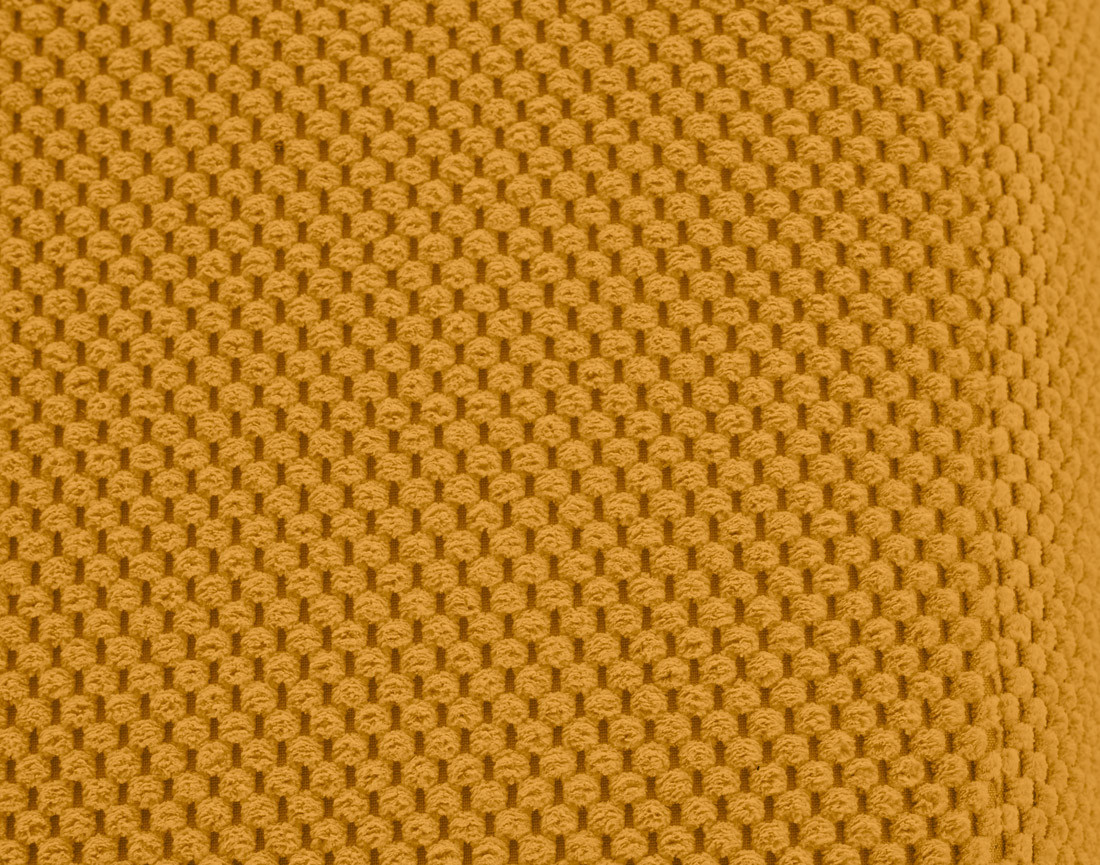 Canapé droit 4 places en velours texturé Charles