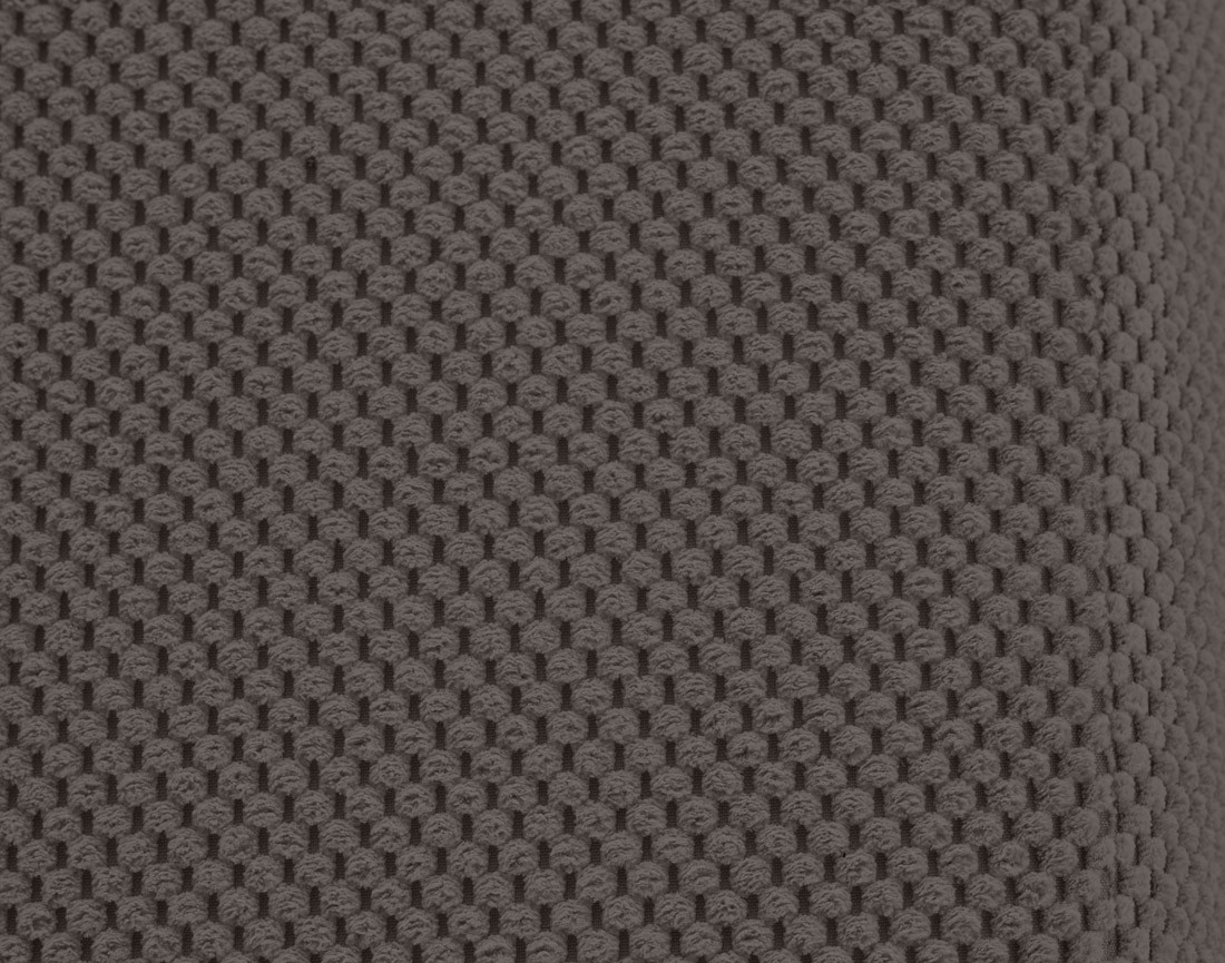 Canapé d'angle gauche 4 places en velours texturé Charles