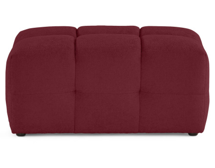 Pouf en tissu texturé Suzano