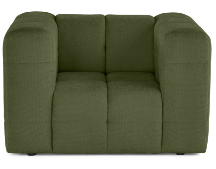 Fauteuil en tissu texturé Suzano