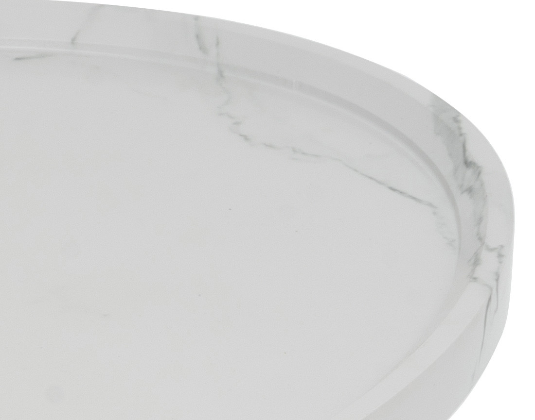 Table basse effet marbre 80 cm Helsinki