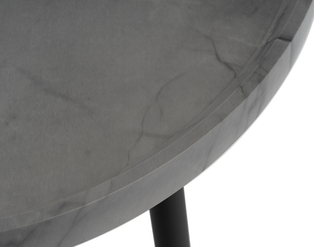 Table basse effet marbre 80 cm Helsinki