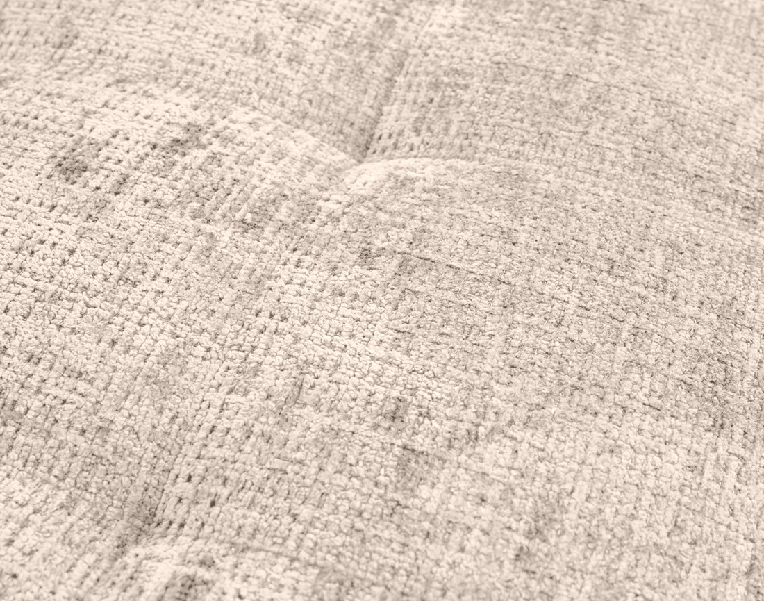 Canapé d'angle droit convertible avec coffre en velours texturé Marlo