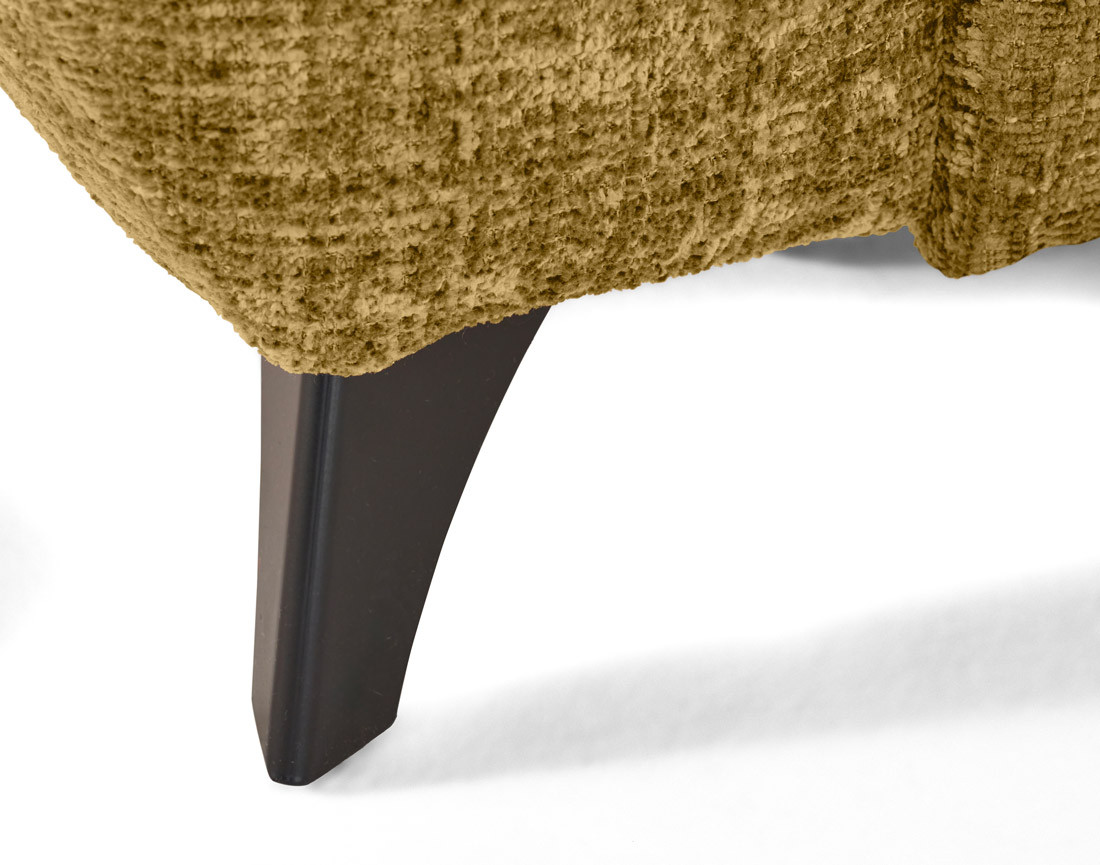 Canapé d'angle droit convertible avec coffre en velours texturé Marlo