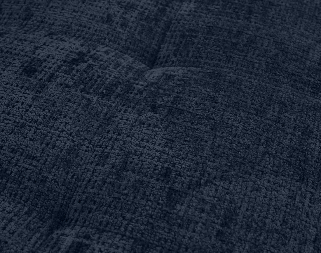 Canapé d'angle droit convertible avec coffre en velours texturé Marlo