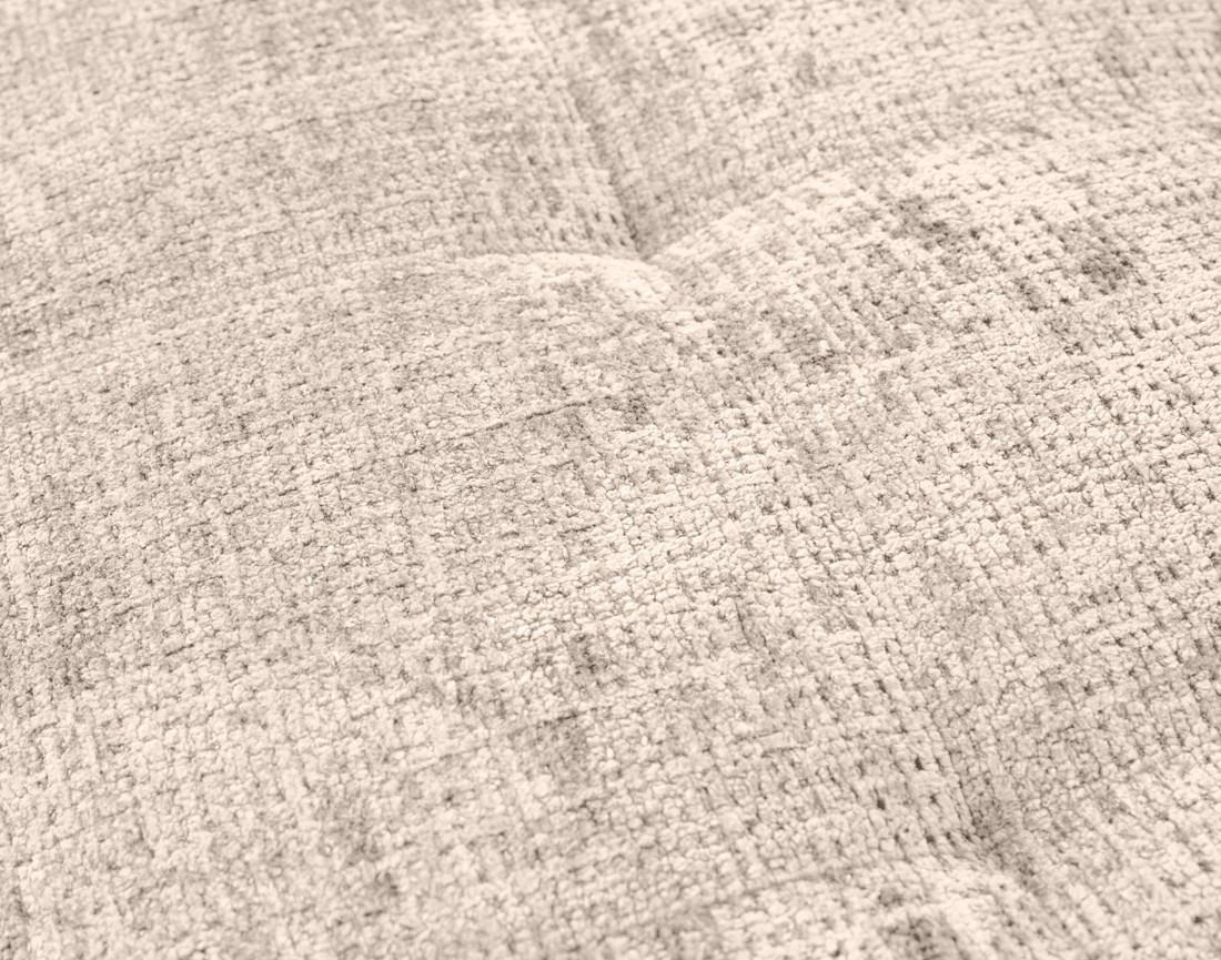 Canapé d'angle gauche convertible avec coffre en velours texturé Marlo