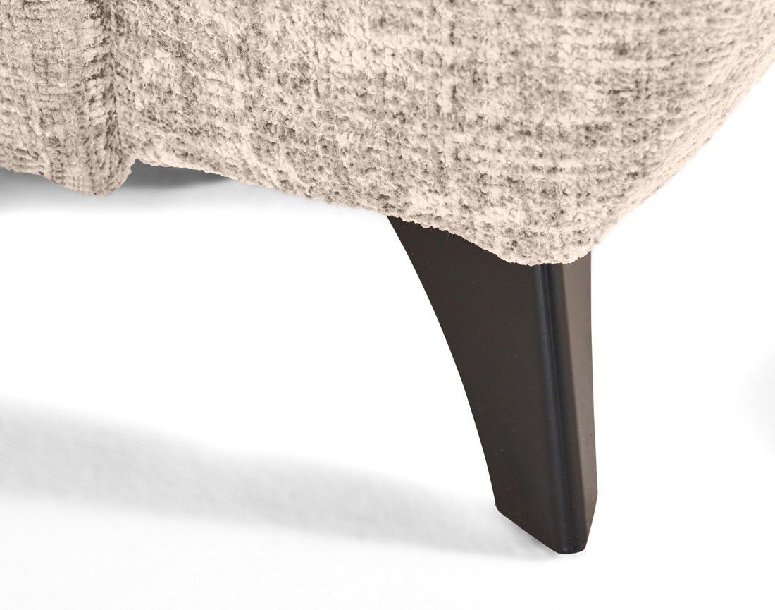 Canapé d'angle gauche convertible avec coffre en velours texturé Marlo