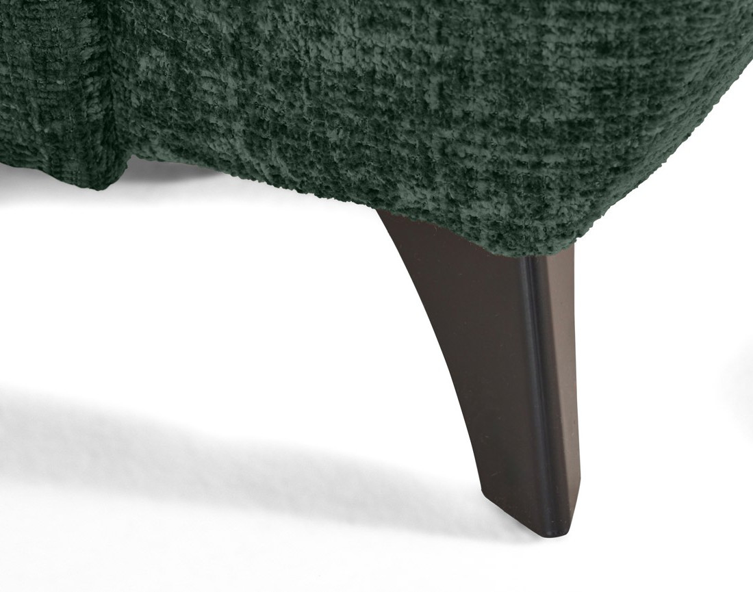 Canapé d'angle gauche convertible avec coffre en velours texturé Marlo