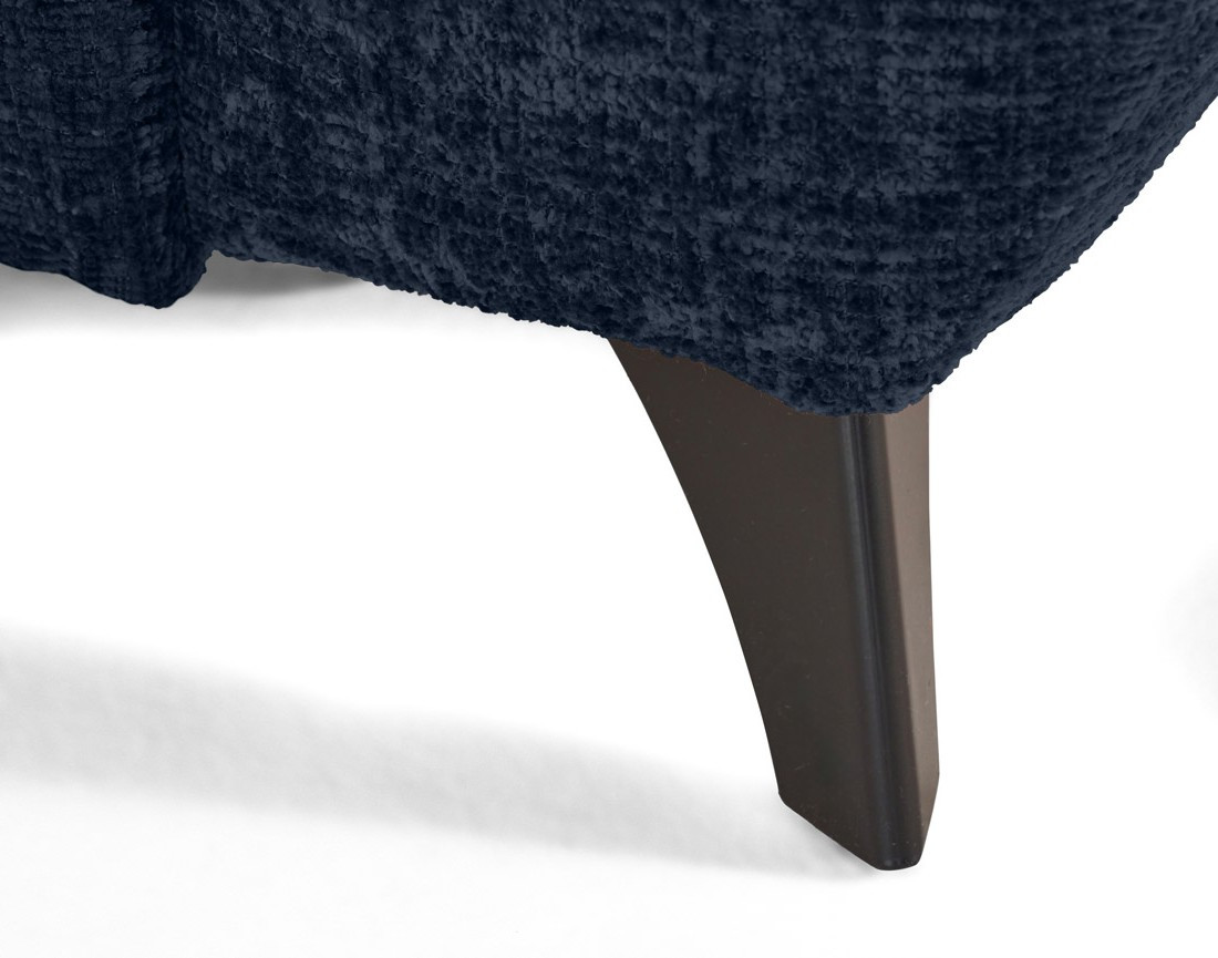 Canapé d'angle gauche convertible avec coffre en velours texturé Marlo