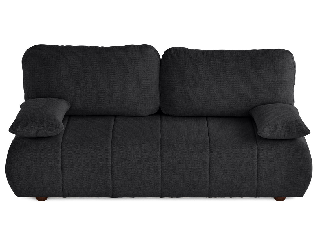 Canapé droit 3 places convertible avec coffre en tissu texturé Harper