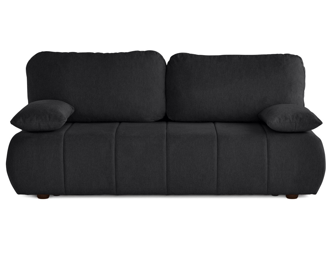 Canapé droit 3 places convertible avec coffre en tissu texturé Harper