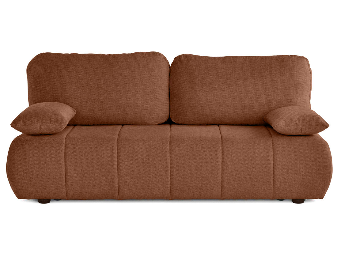 Canapé droit 3 places convertible avec coffre en tissu texturé Harper