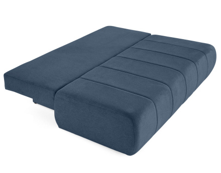 Canapé droit 3 places convertible avec coffre en tissu texturé Harper