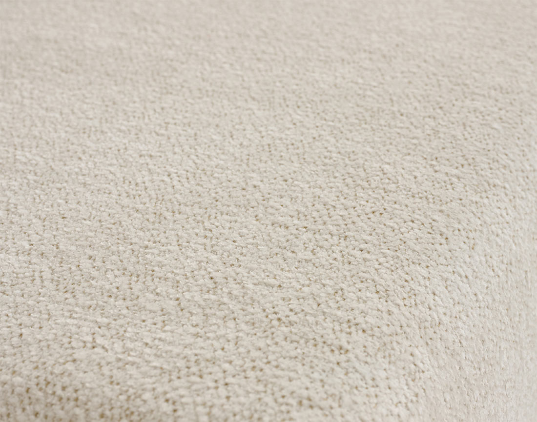 Canapé droit 3 places convertible avec coffre en tissu texturé Nora