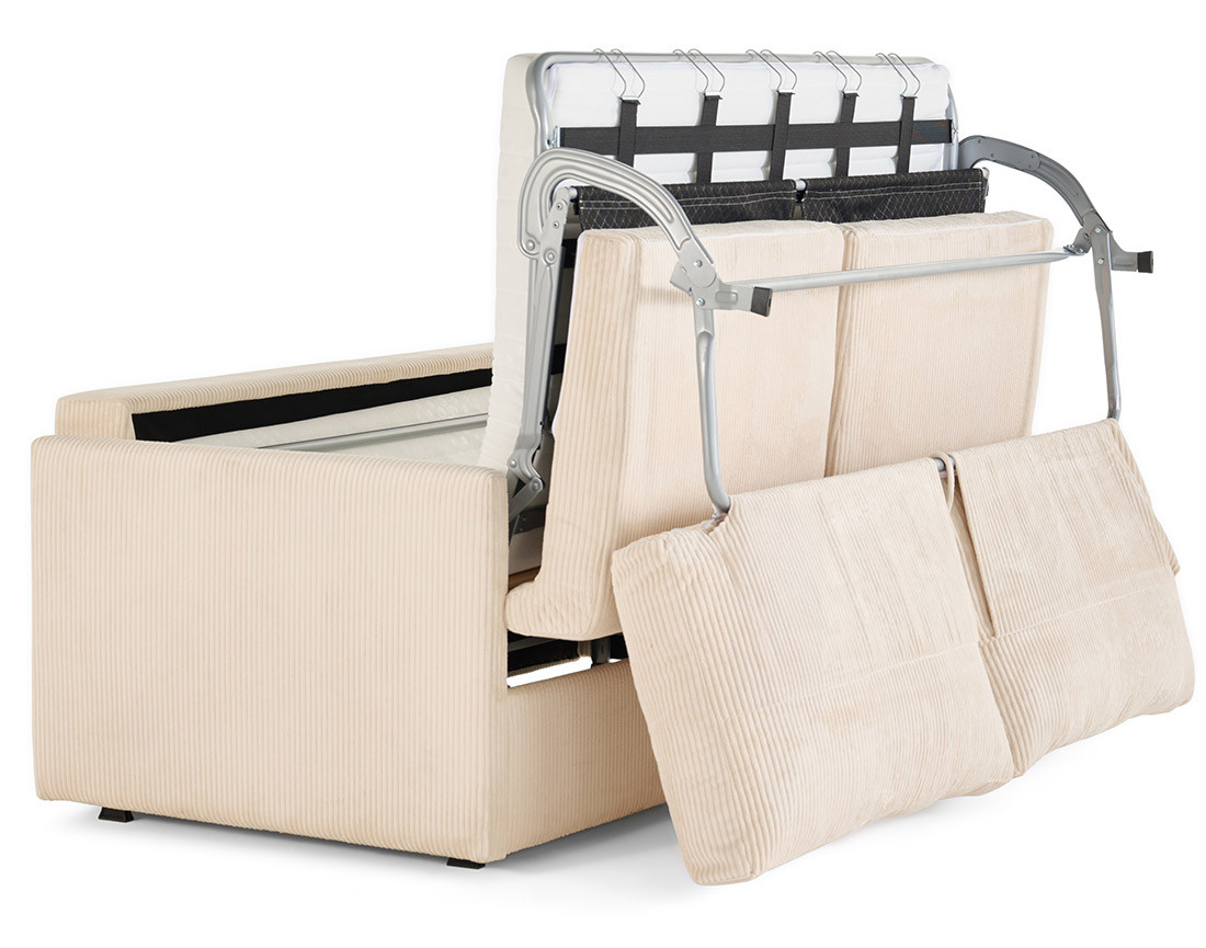 Canapé 3 places convertible express quotidien en velours côtelé Ottawa