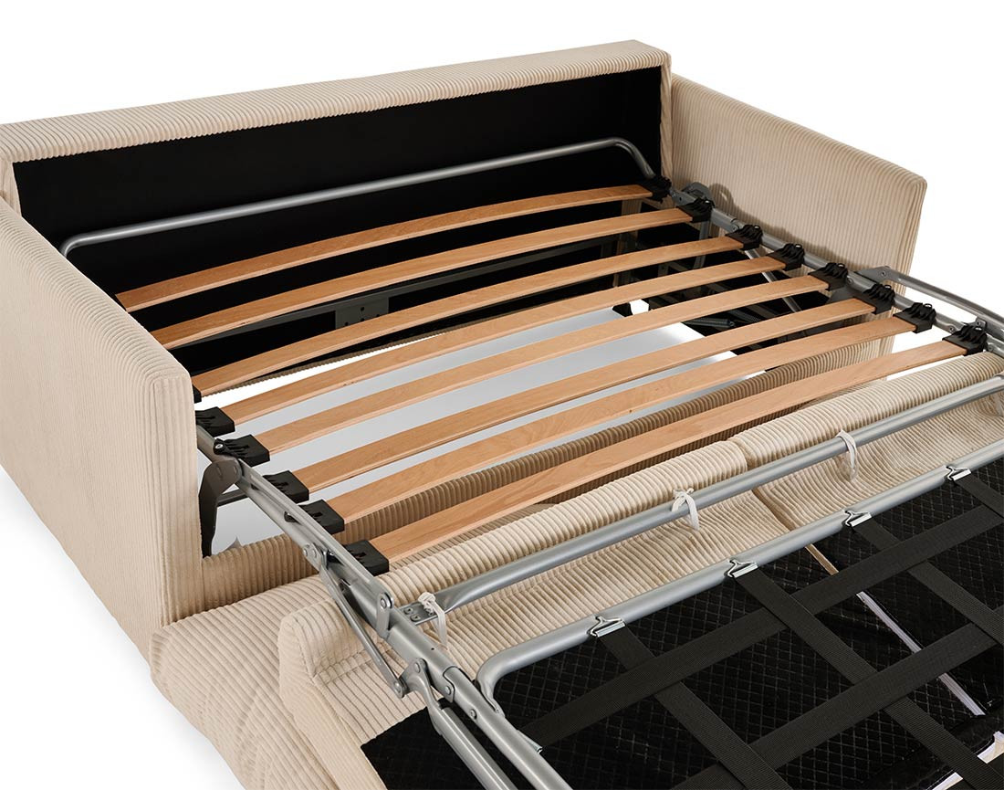 Canapé 3 places convertible express quotidien en velours côtelé Ottawa