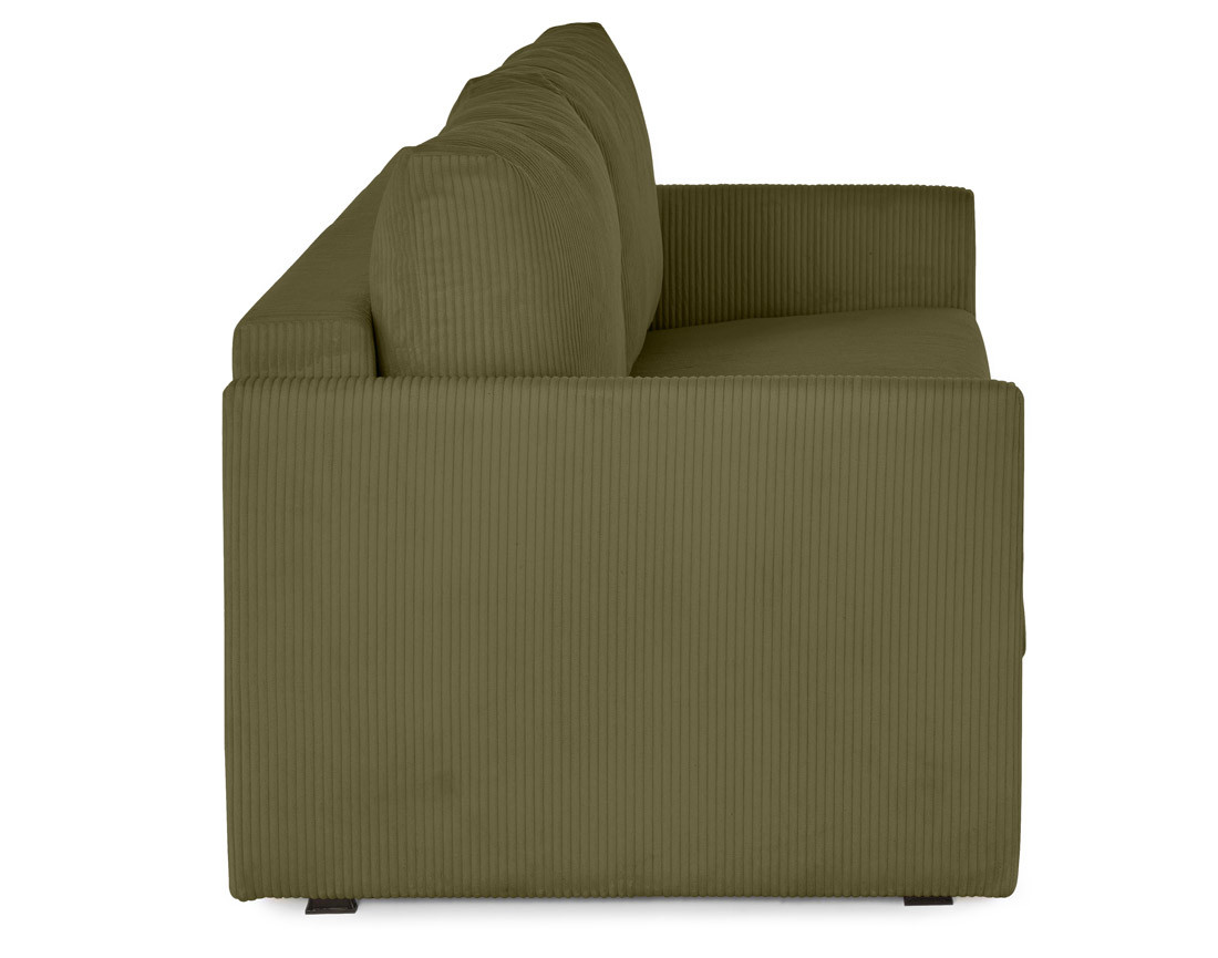 Canapé 3 places convertible express quotidien en velours côtelé Ottawa