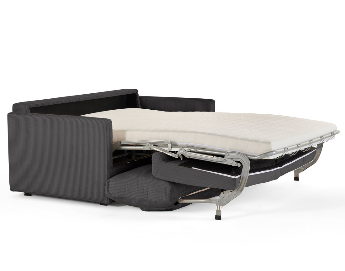 Canapé 3 places convertible express quotidien en velours côtelé Ottawa