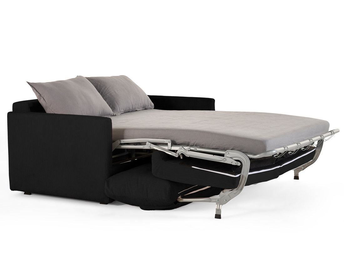 Canapé 3 places convertible express quotidien en velours côtelé Ottawa