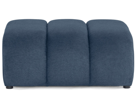Pouf en tissu texturé Debbie