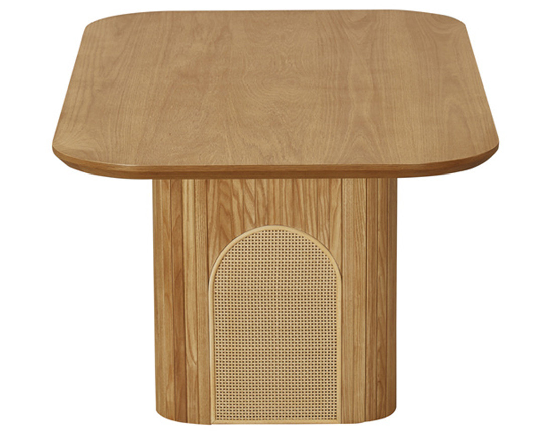 Table basse bois plaqué chêne 120 cm Milazzo
