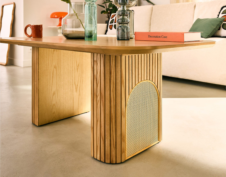 Table basse bois plaqué...