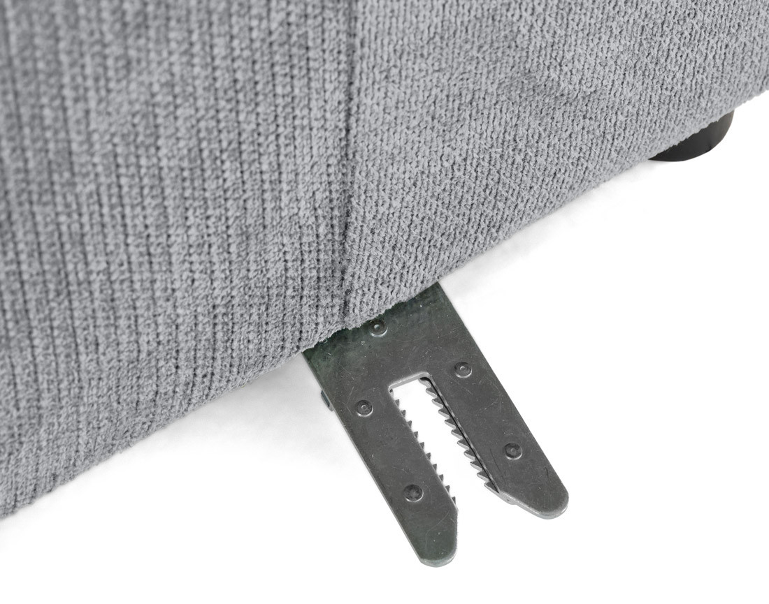 Module d'assise gauche en tissu texturé Debbie