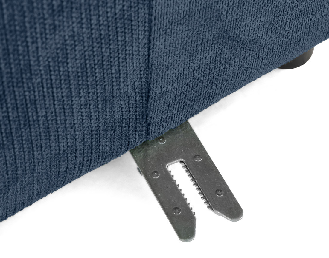 Module d'assise gauche en tissu texturé Debbie