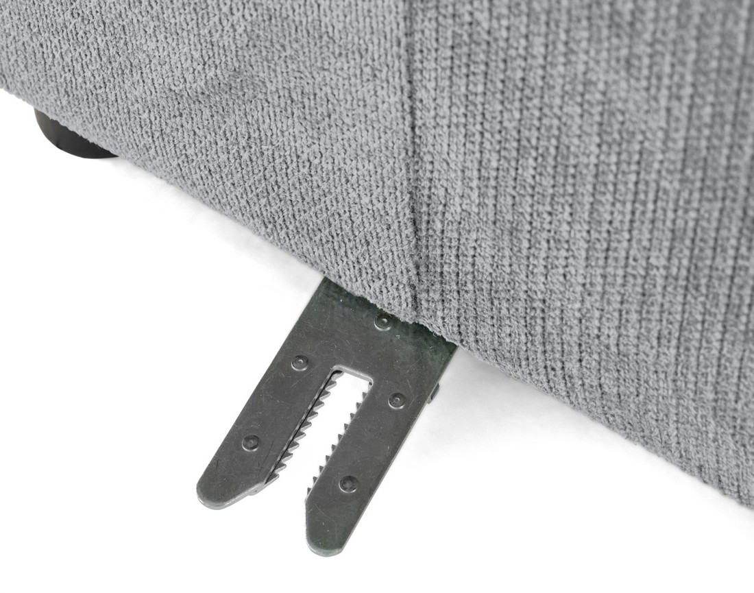 Module d'assise droit en tissu texturé Debbie