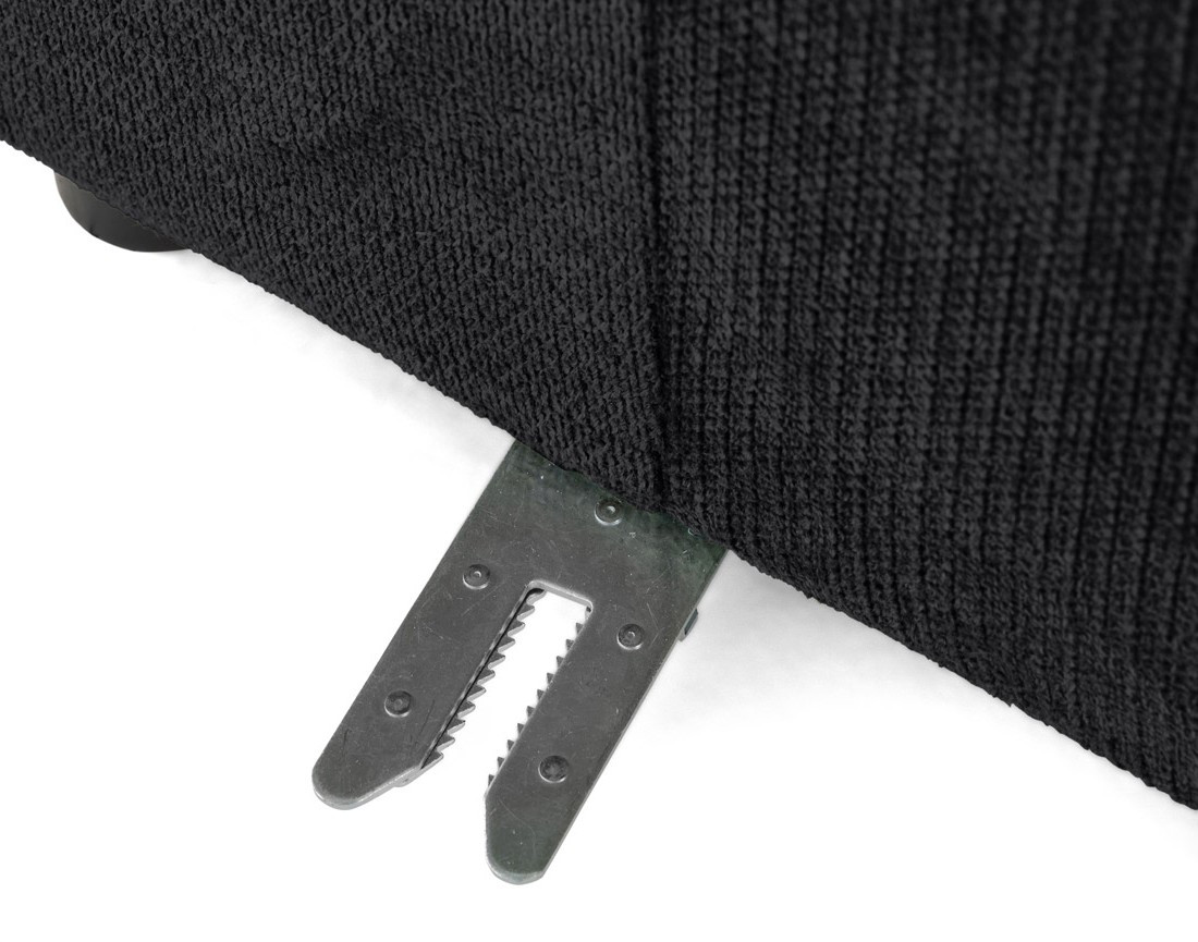 Module d'assise droit en tissu texturé Debbie