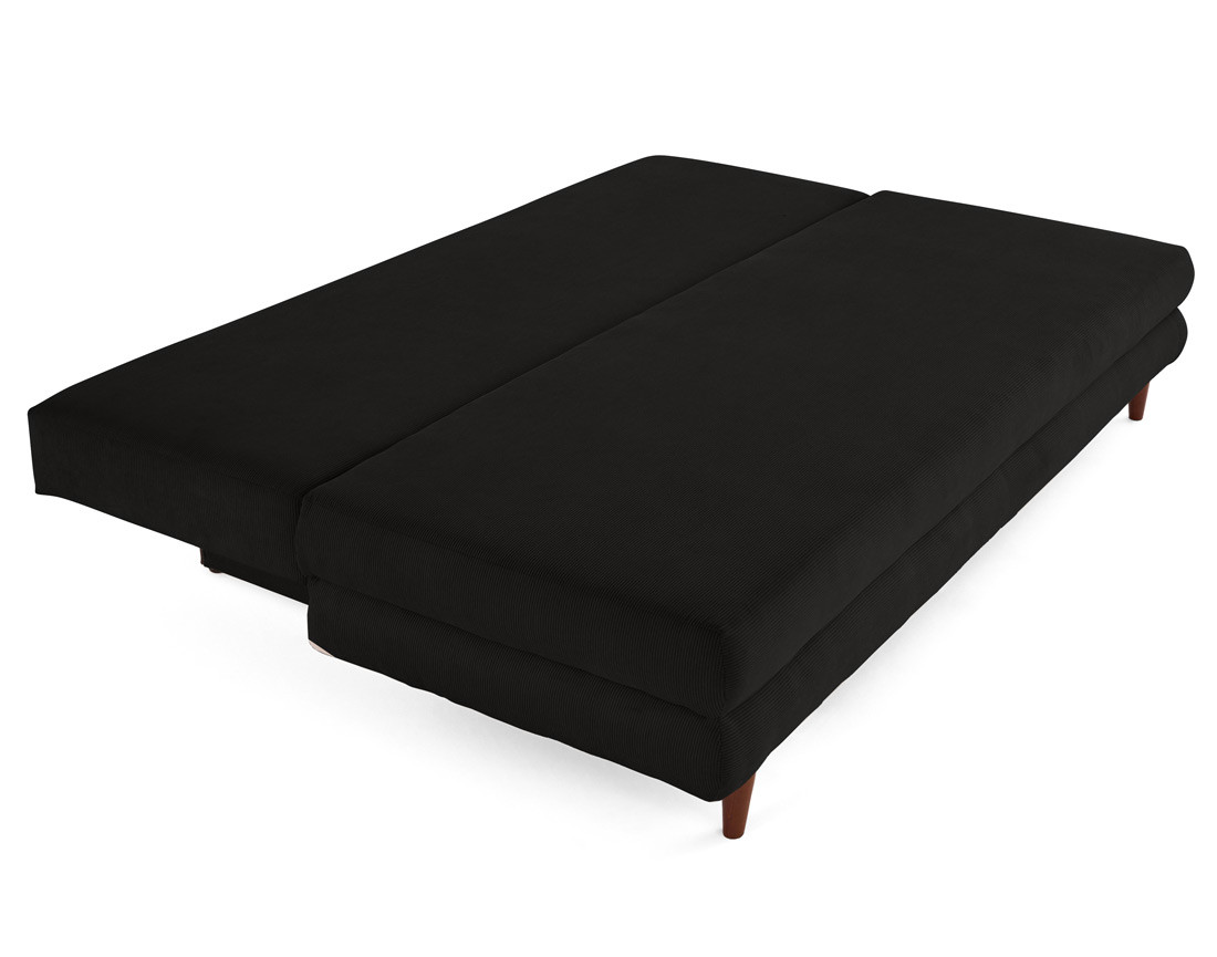 Canapé 3 places convertible avec coffre en velours côtelé Wonder